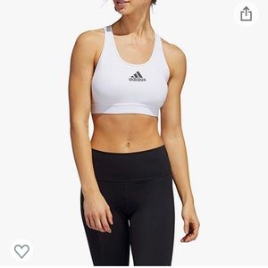 DON'T REST ALPHASKIN PADDED BRA  ADIDAS 

Color: White / logo Black
Size: S